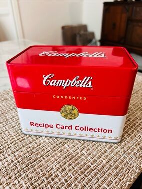 Campbell's Red & White Recipe Card Tin